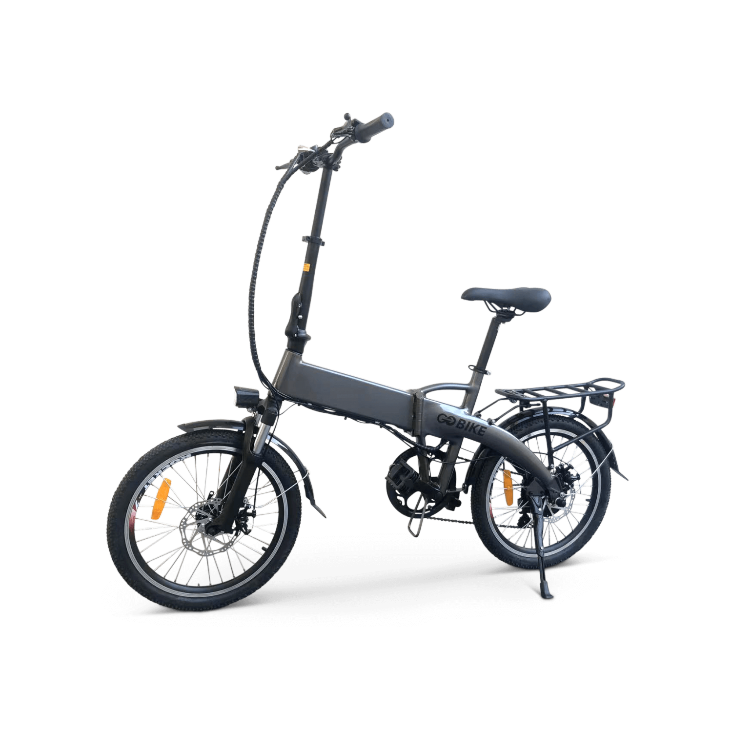 Vélo électrique pliable et léger de 350&nbsp;W - Gris cosmique