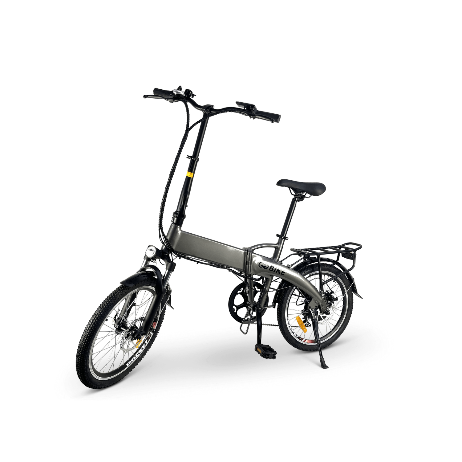Vélo électrique pliable et léger de 350&nbsp;W - Gris cosmique