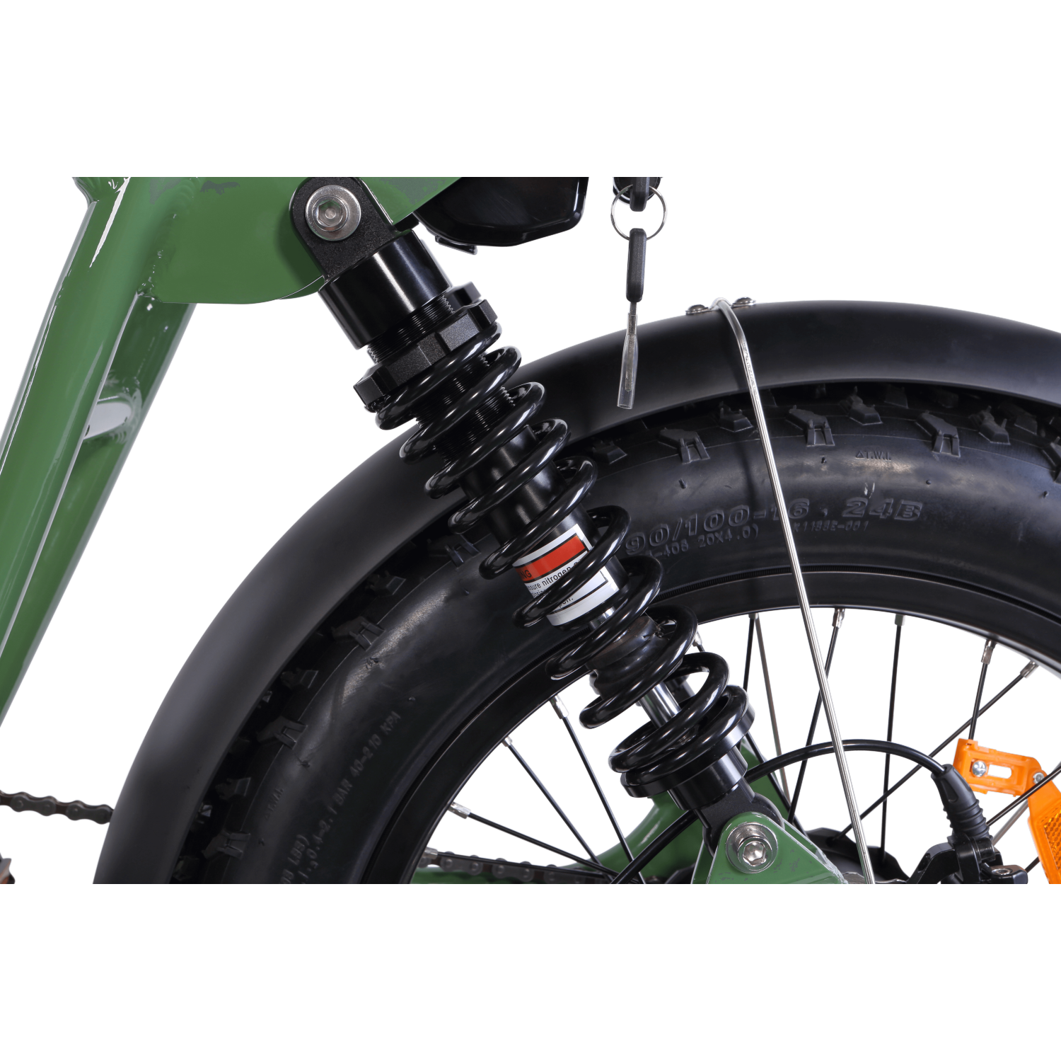 SOLDADO Dual Battery 750W Dual-Passanger Electric Off Road Bike - Olive