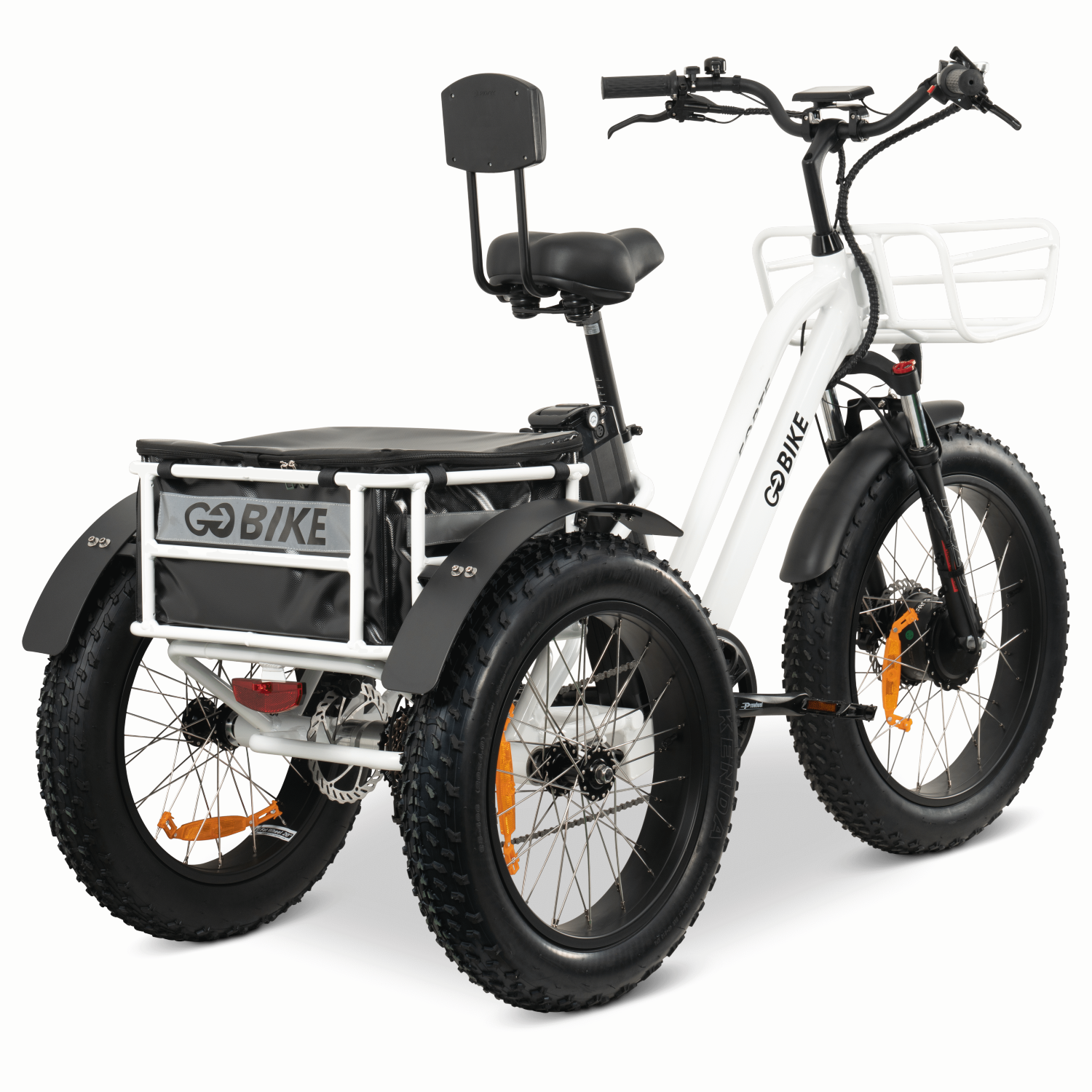 Vélo électrique FORTE-MAX | tricycle électrique 750&nbsp;W - Blanc
