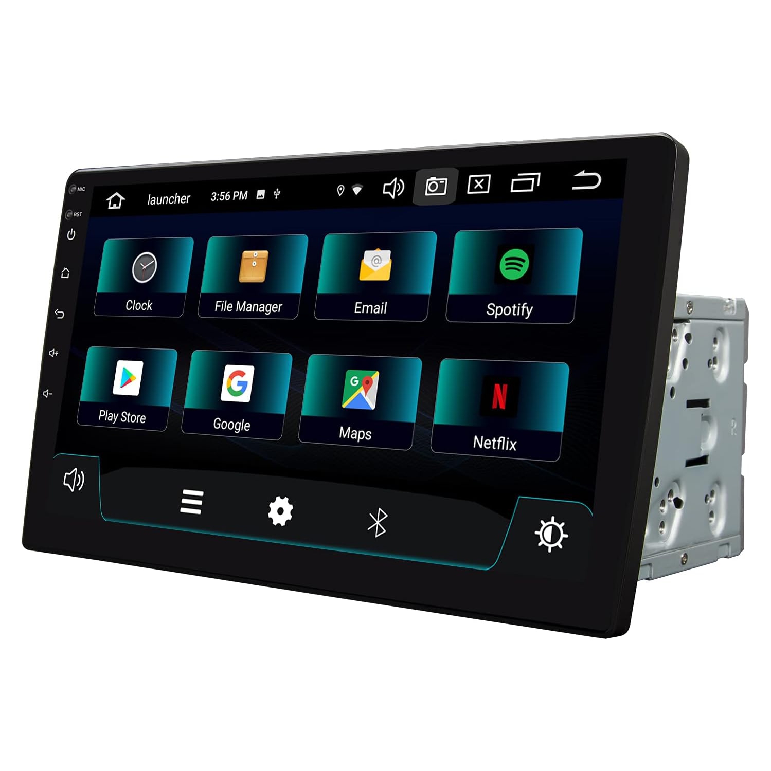 2022 Android 10.0 Double Din Car Stereo Eonon Octa Core 4GB+64GB Car Radio with GPS Navigation/IPS Display, Built-in Apple CarPlay & DSP Support Android Auto/Fastboot/Backup Camera