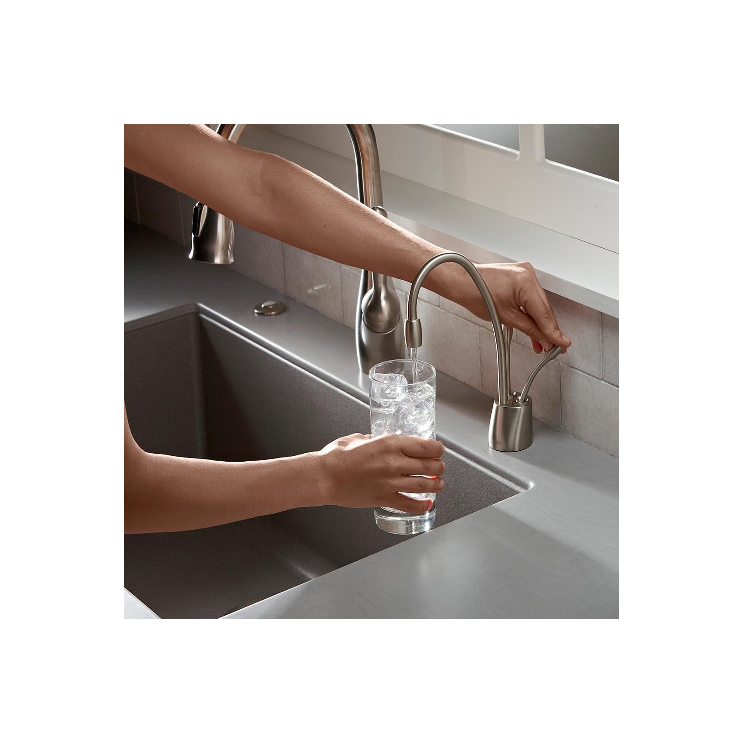 Insinkerator F-HC1100FG Indulge Contemporary Hot and Cold Water Dispenser, French Gold