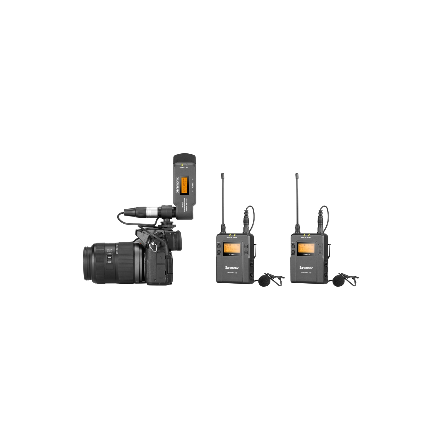 Saramonic UWMIC9-KIT8 UHF Wireless Lavalier Microphone System