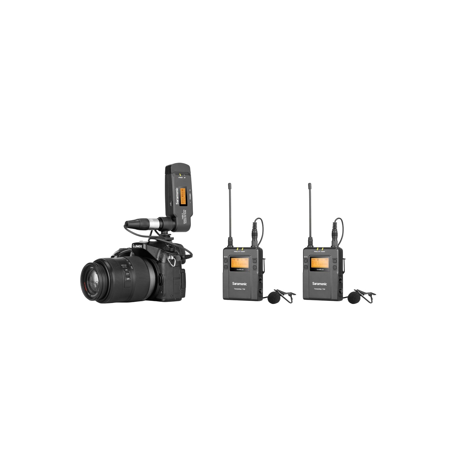 Saramonic UWMIC9-KIT8 UHF Wireless Lavalier Microphone System