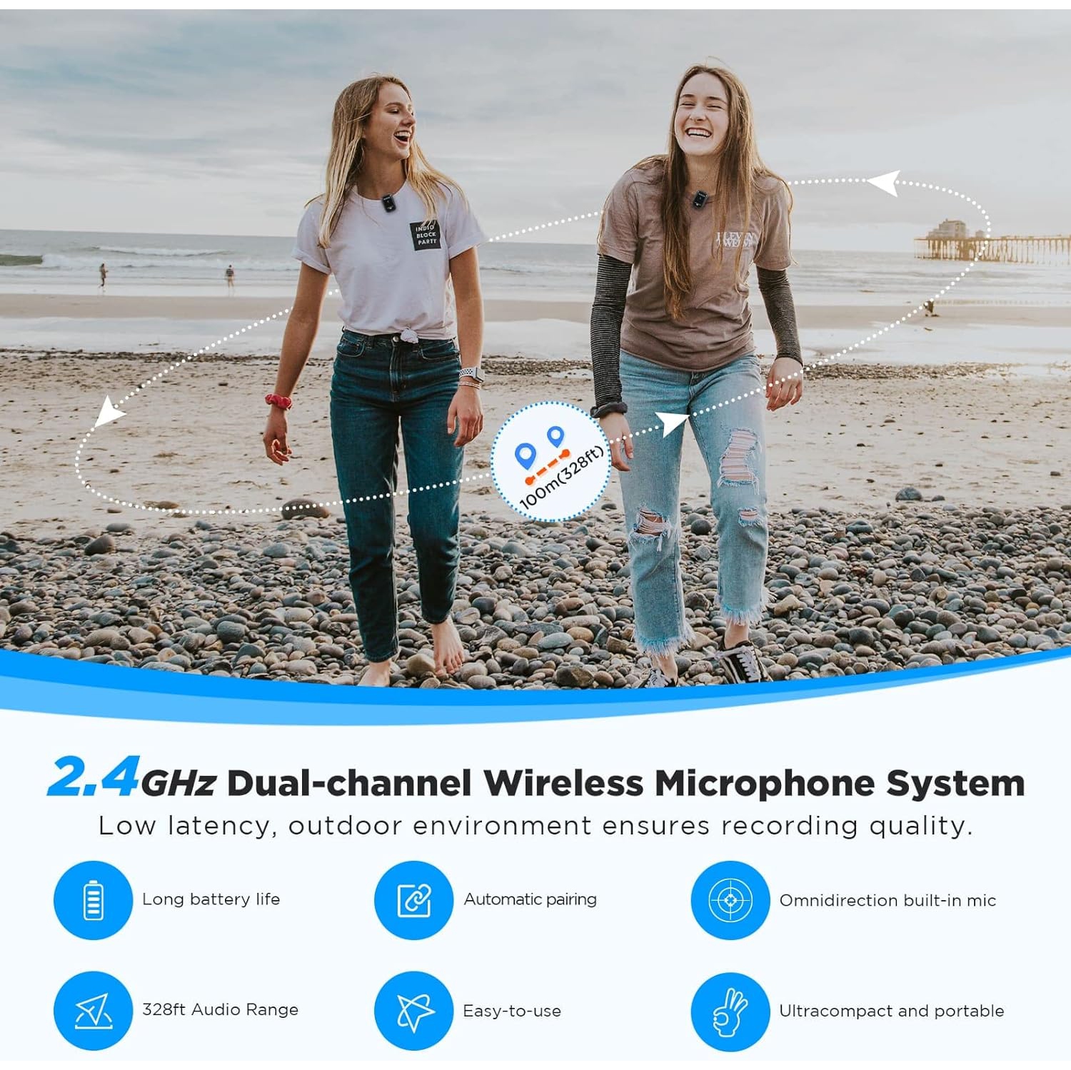 Saramonic BLINK500-PROX-Q3 2.4GHz Dual Channel Wireless Microphone System