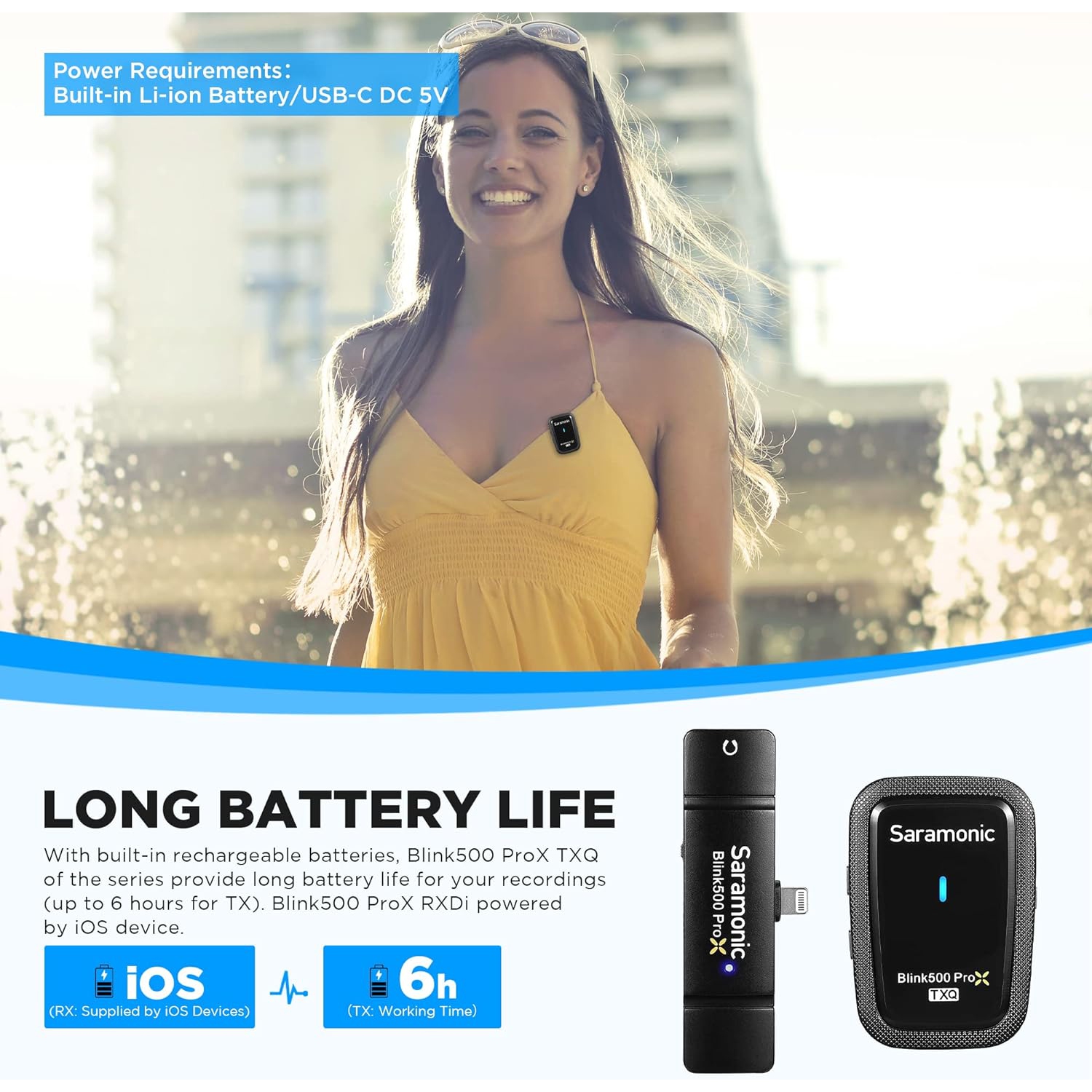 Saramonic BLINK500-PROX-Q3 2.4GHz Dual Channel Wireless Microphone System