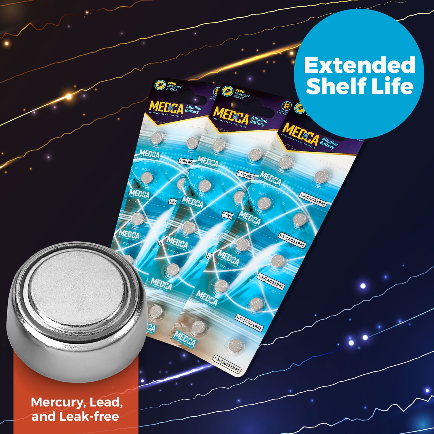 Piles alcalines 1,5&nbsp;V - piles LR41, 192, 92&nbsp;A, LR736 et AG3 - pile bouton pour appareils auditifs, amplificateurs, horloges, jouets,