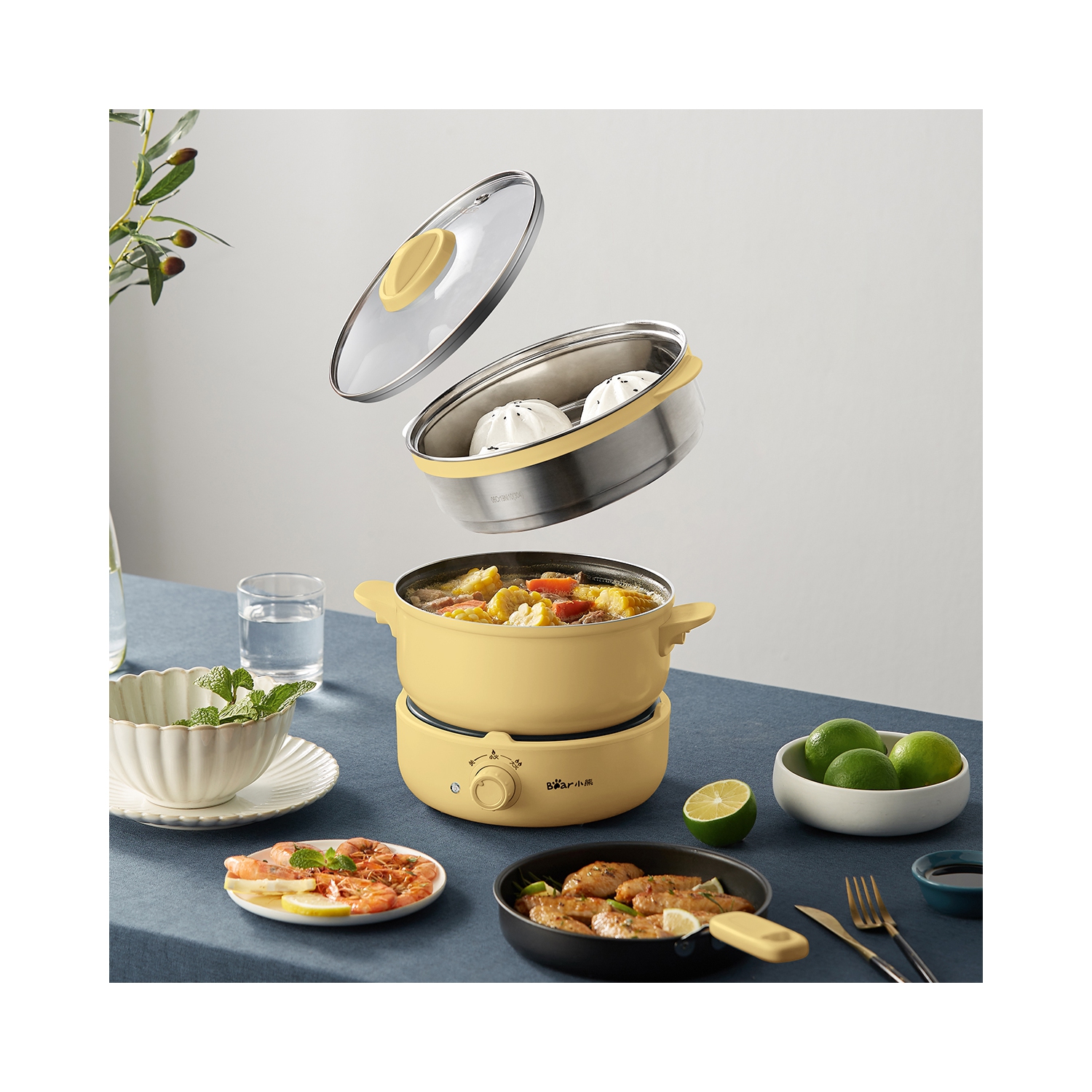 Bouilloire électrique multifonction 2,5&nbsp;L DHG-B25Z2