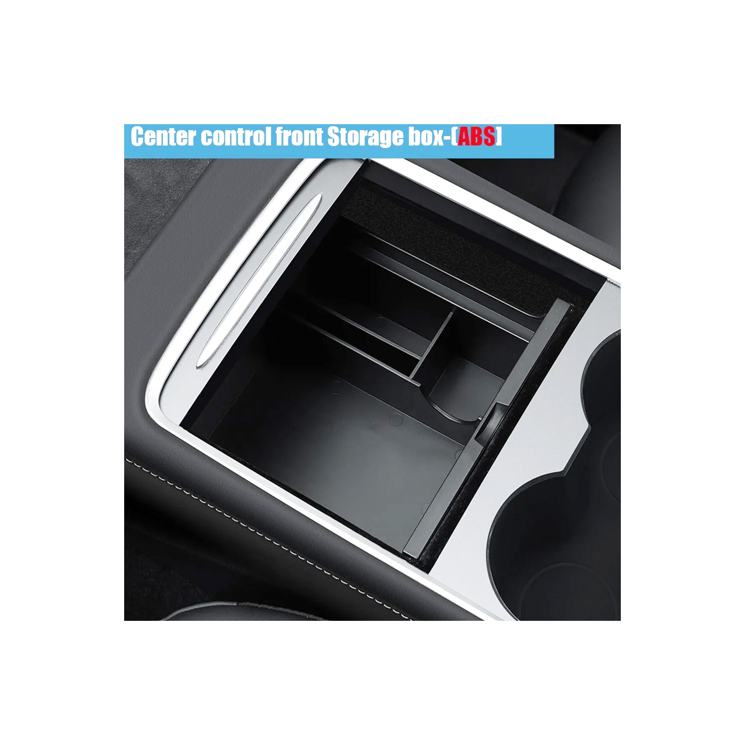 axGear Center Console Organizer Tray for Tesla Model 3 / Y Insert Tray Box