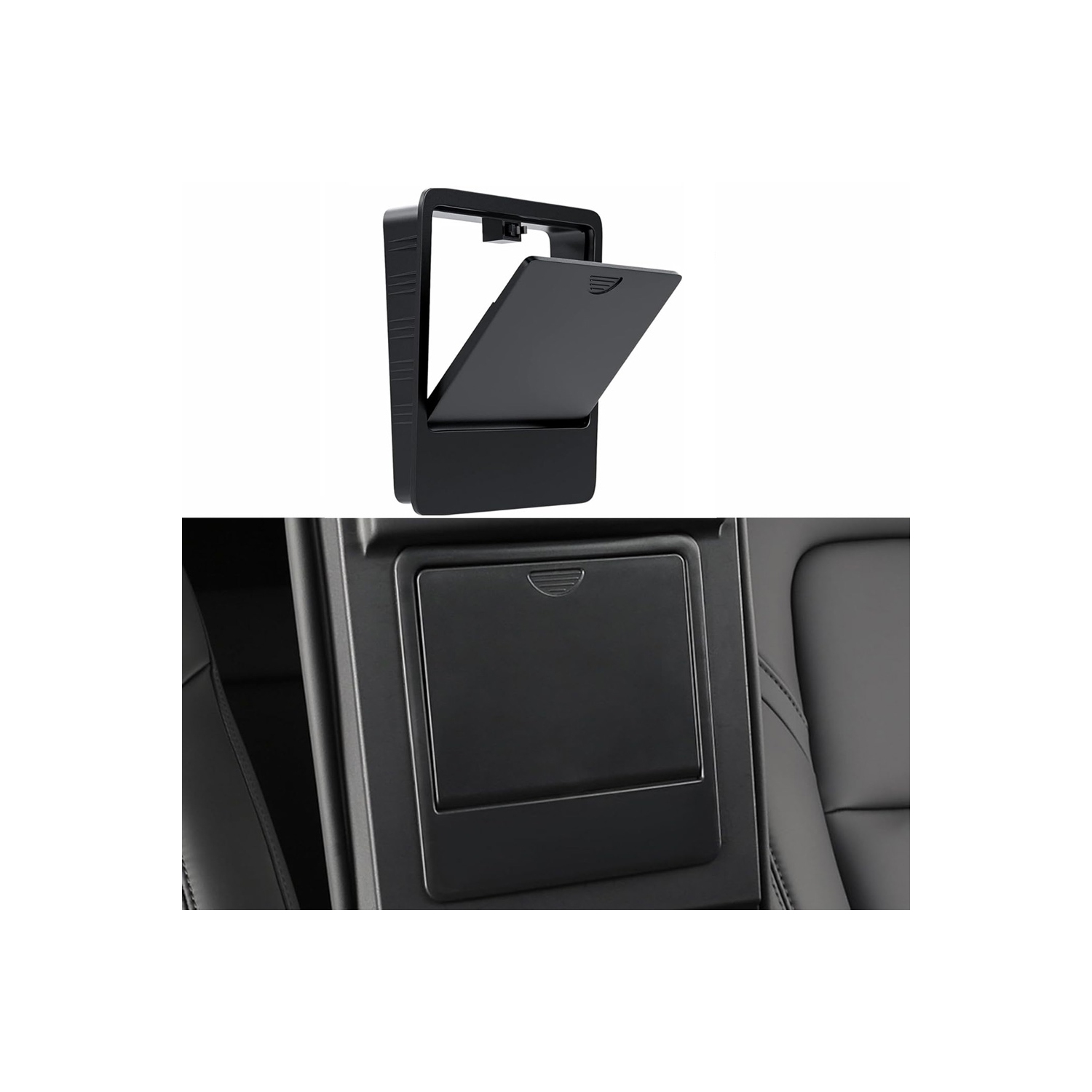 axGear Armrest Hidden Storage Box for Tesla Model 3 / Y Car Center Console Organizer