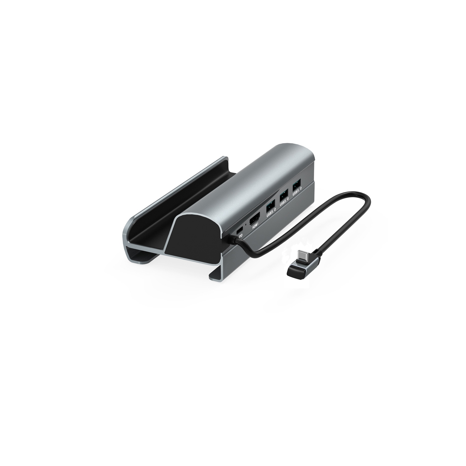 axGear USB-C HUB Docking Station Lan HDMI Compatible with Steam Deck Aluminium Alloy