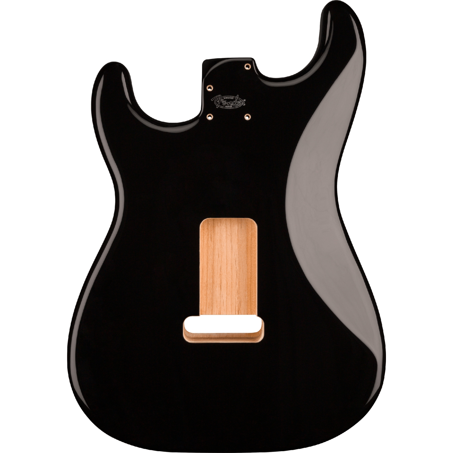 Fender Deluxe Series Stratocaster HSH Alder Body - 2-Point Bridge Mount Black