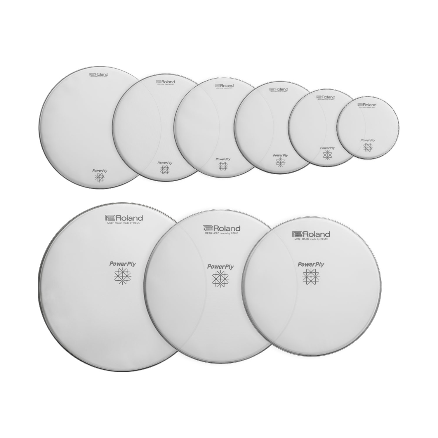 Tête en filet MH2 PowerPly de Roland pour batterie acoustique - 12 po