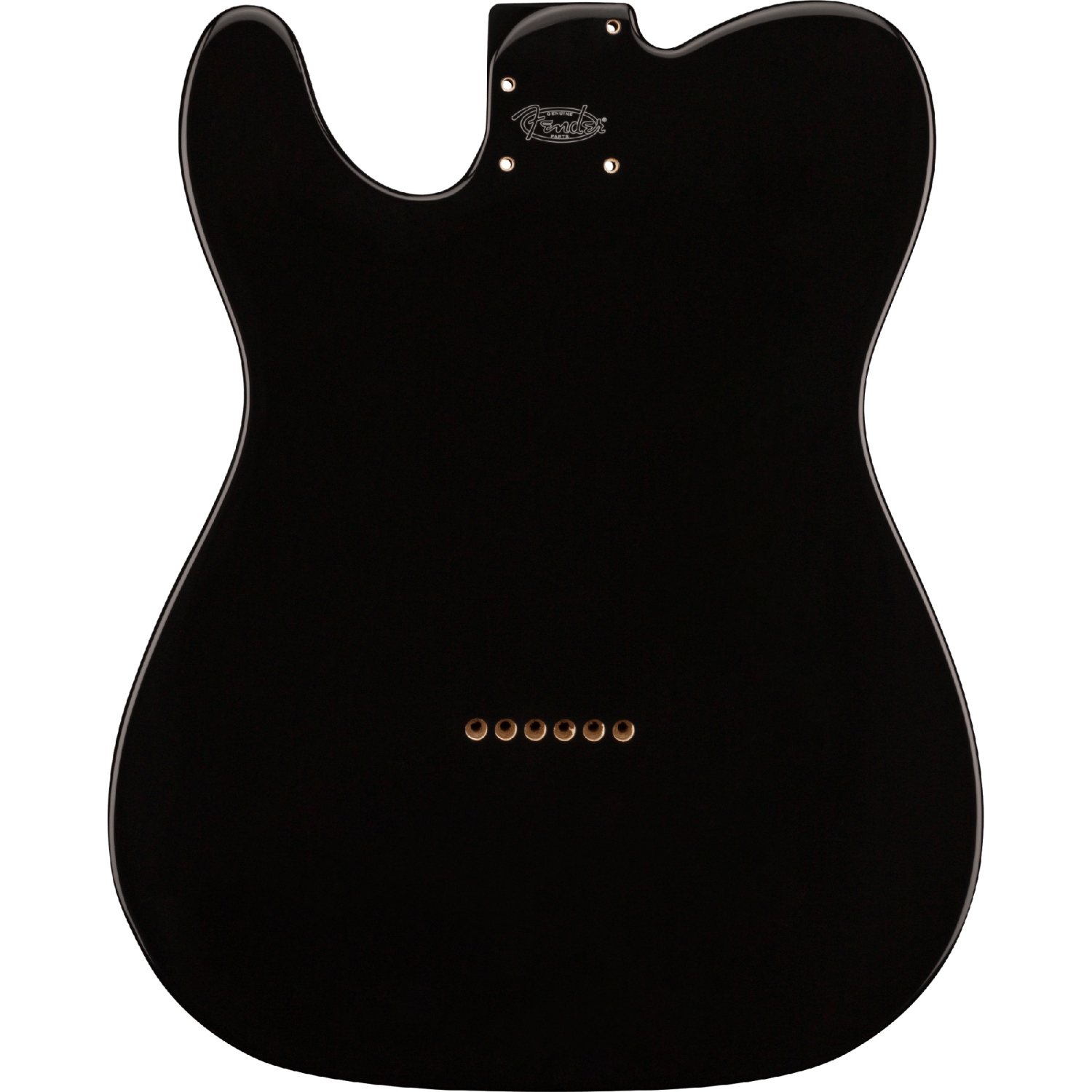 Caisse Telecaster SSH Alder de série Deluxe de Fender - Support de pont moderne noir