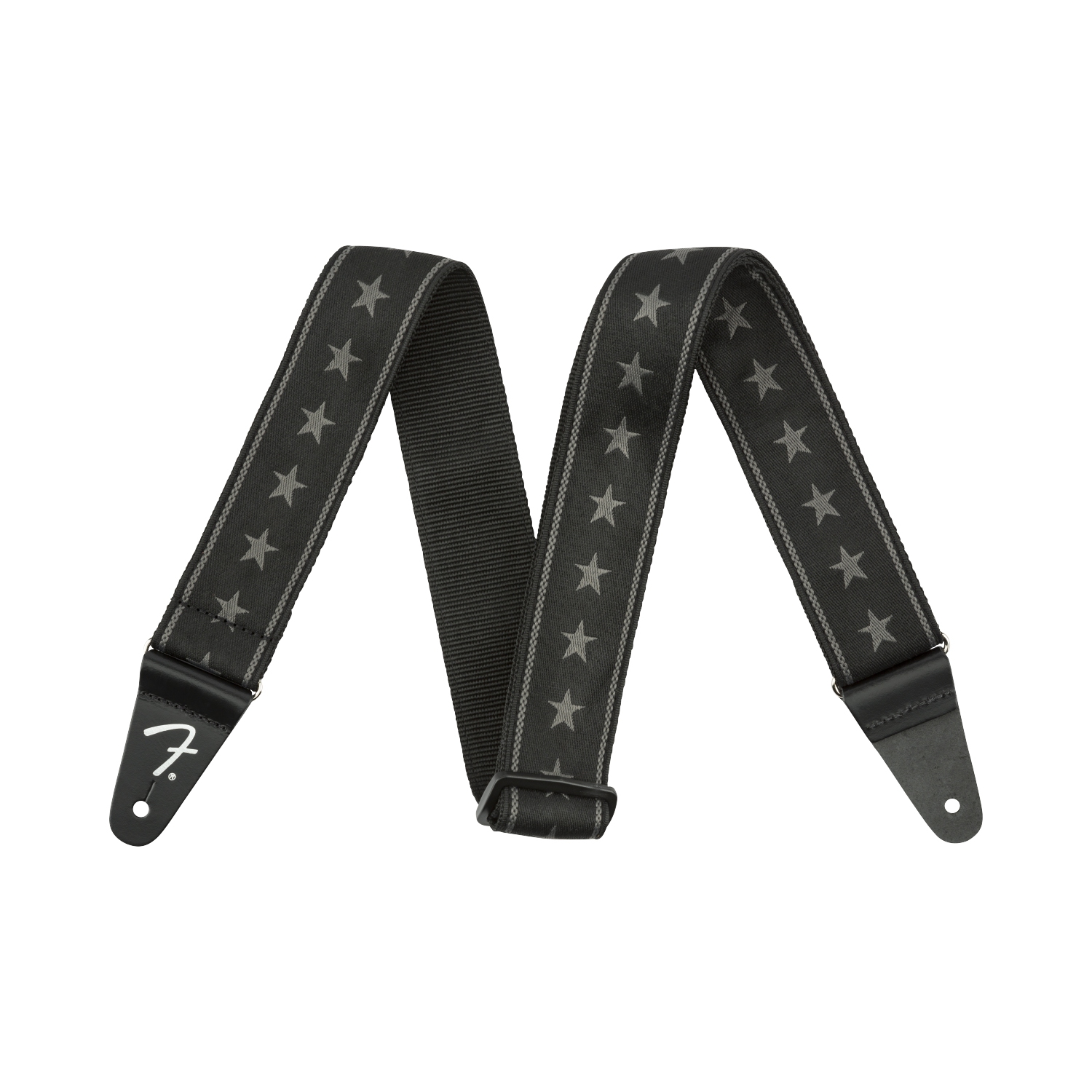 Bretelle de guitare en nylon de Fender - étoiles et rayures
