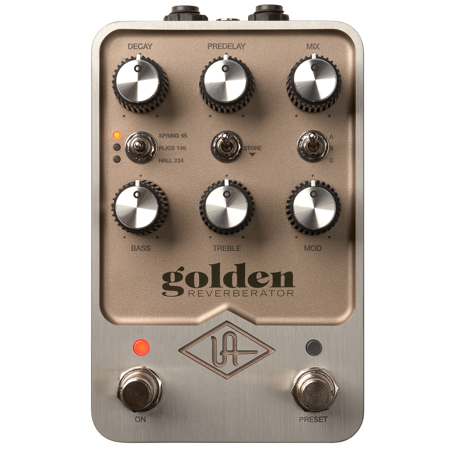Universal Audio Golden Reverberator Stereo Effects Pedal