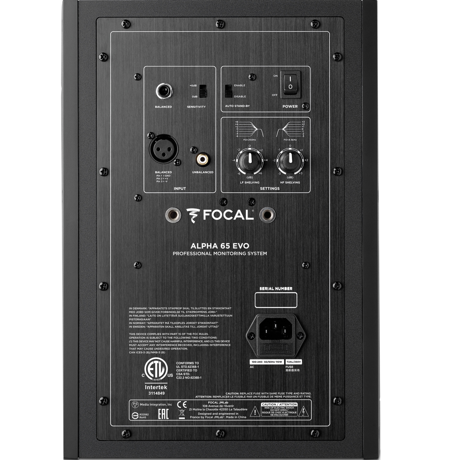 Focal Alpha 65 Evo 6.5&nbsp;po moniteur de studio