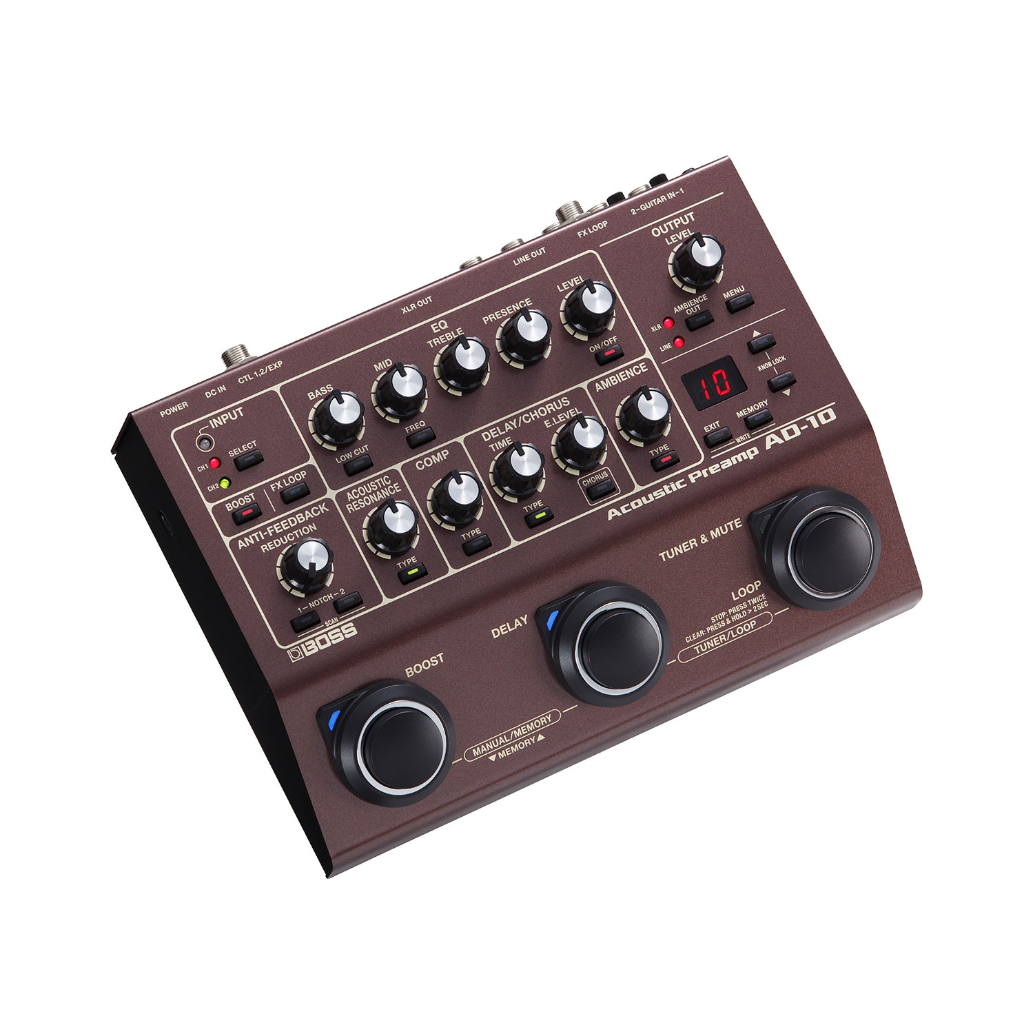 BOSS AD-10 Acoustic Preamp