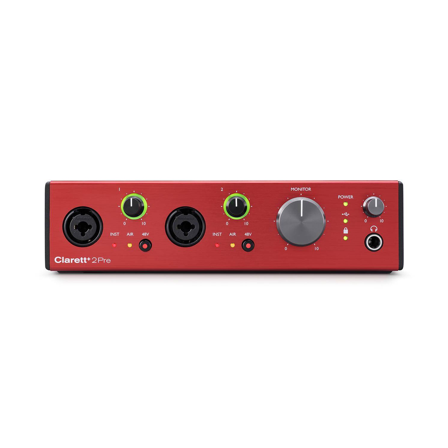 Focusrite Clarett+ 2Pre 10-In/4-Out USB Audio Interface | Best Buy