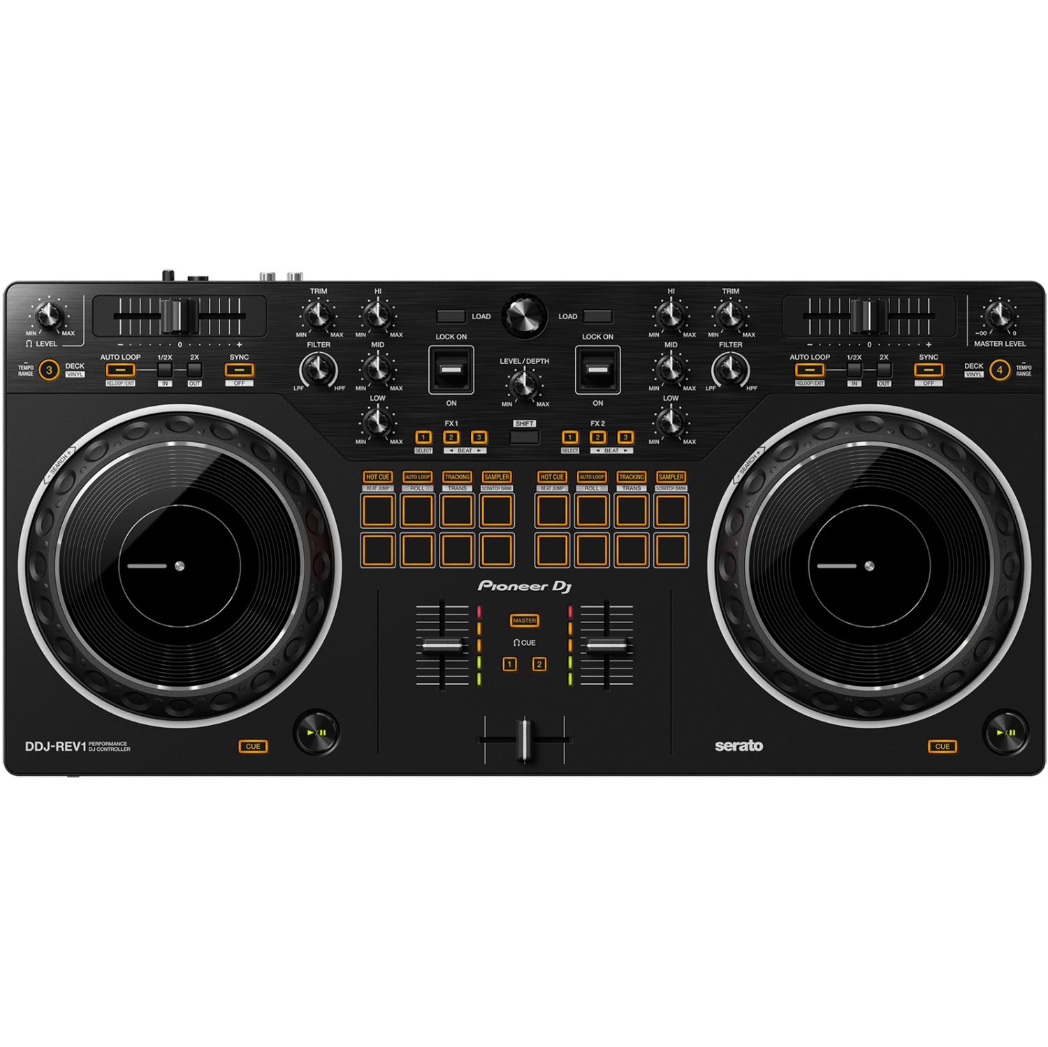 Pioneer DJ DDJ-REV1 Scratch-Style 2-channel DJ Controller