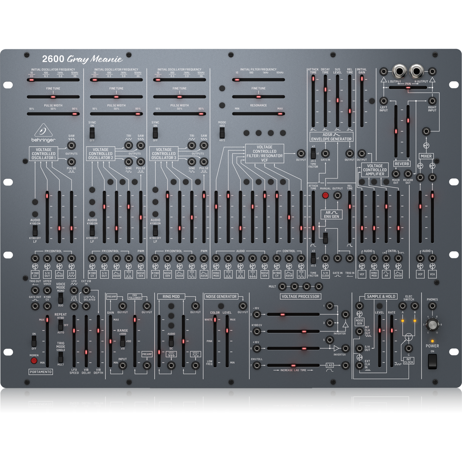 Behringer 2600 GRAY MEANIE Special Edition Semi-Modular Analog Synthesizer