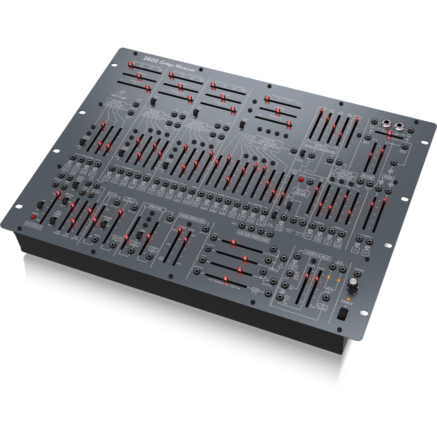 Behringer 2600 GRAY MEANIE Special Edition Semi-Modular Analog Synthesizer
