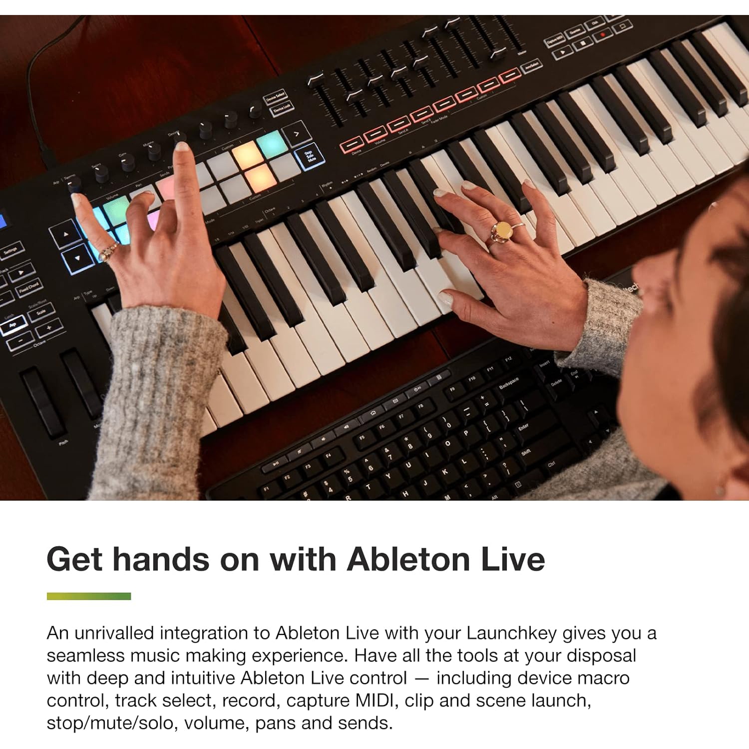 Novation Launchkey 25 [MK3] contrôleur MIDI clavier pour Ableton Live