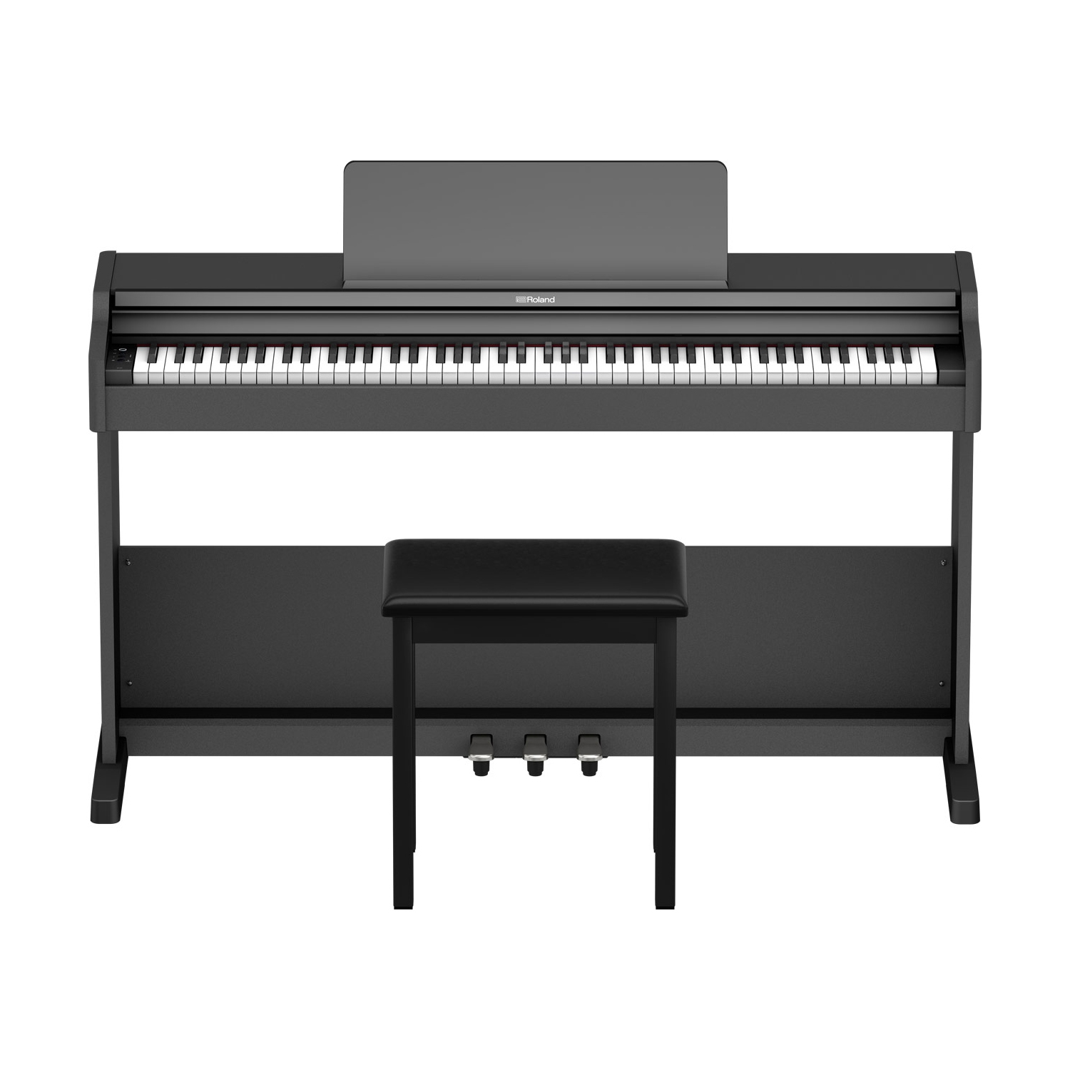 Roland RP107 Digital Piano with Stand and Bench - Black
