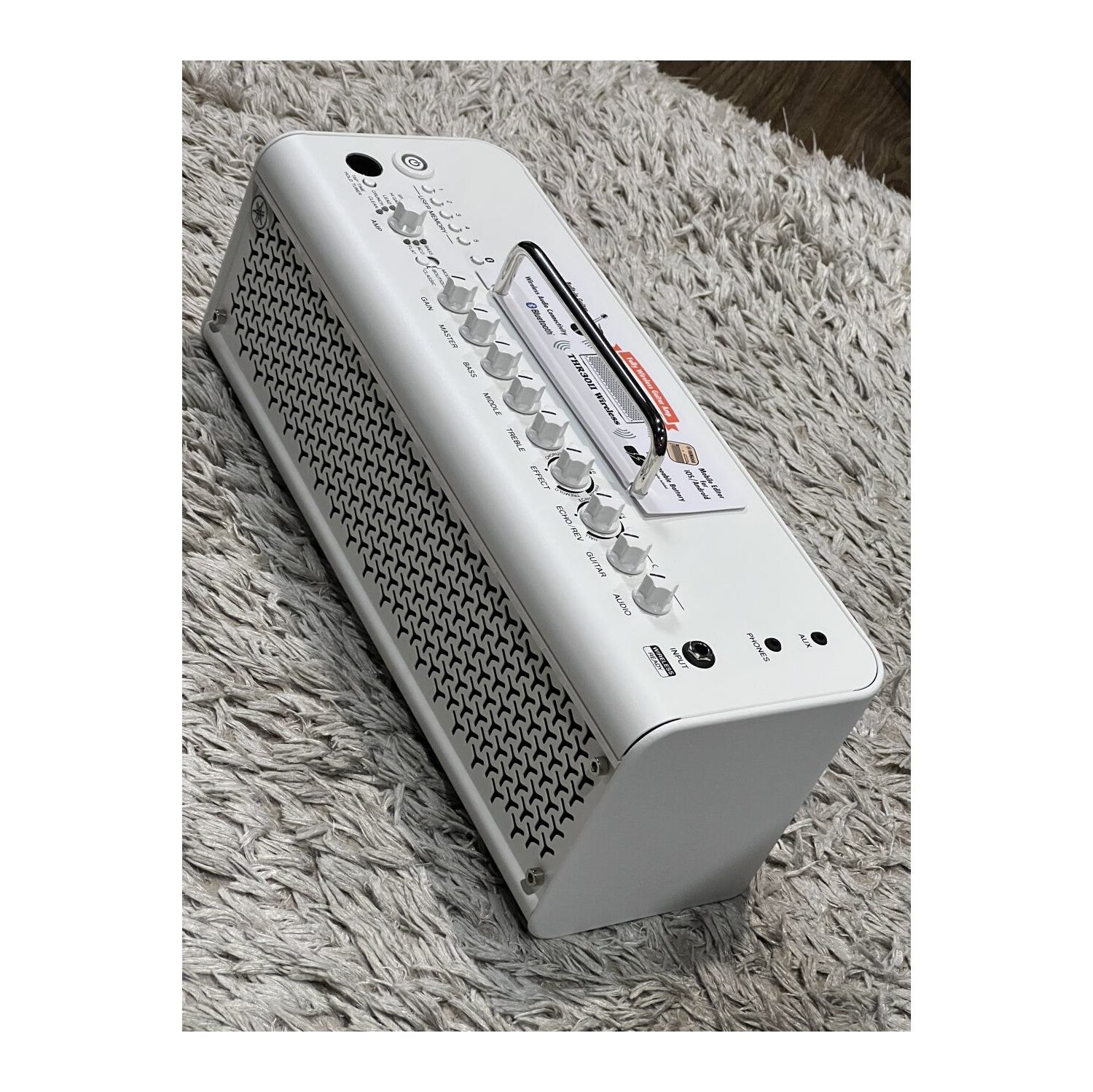 Yamaha THR30II Wireless 30W Desktop Modeling Amp with Bluetooth and Wireless Receiver - White