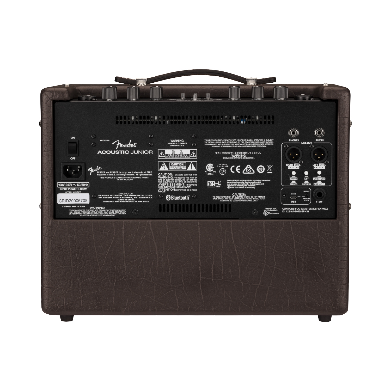 Amplificateur de guitare Acoustic Junior de Fender