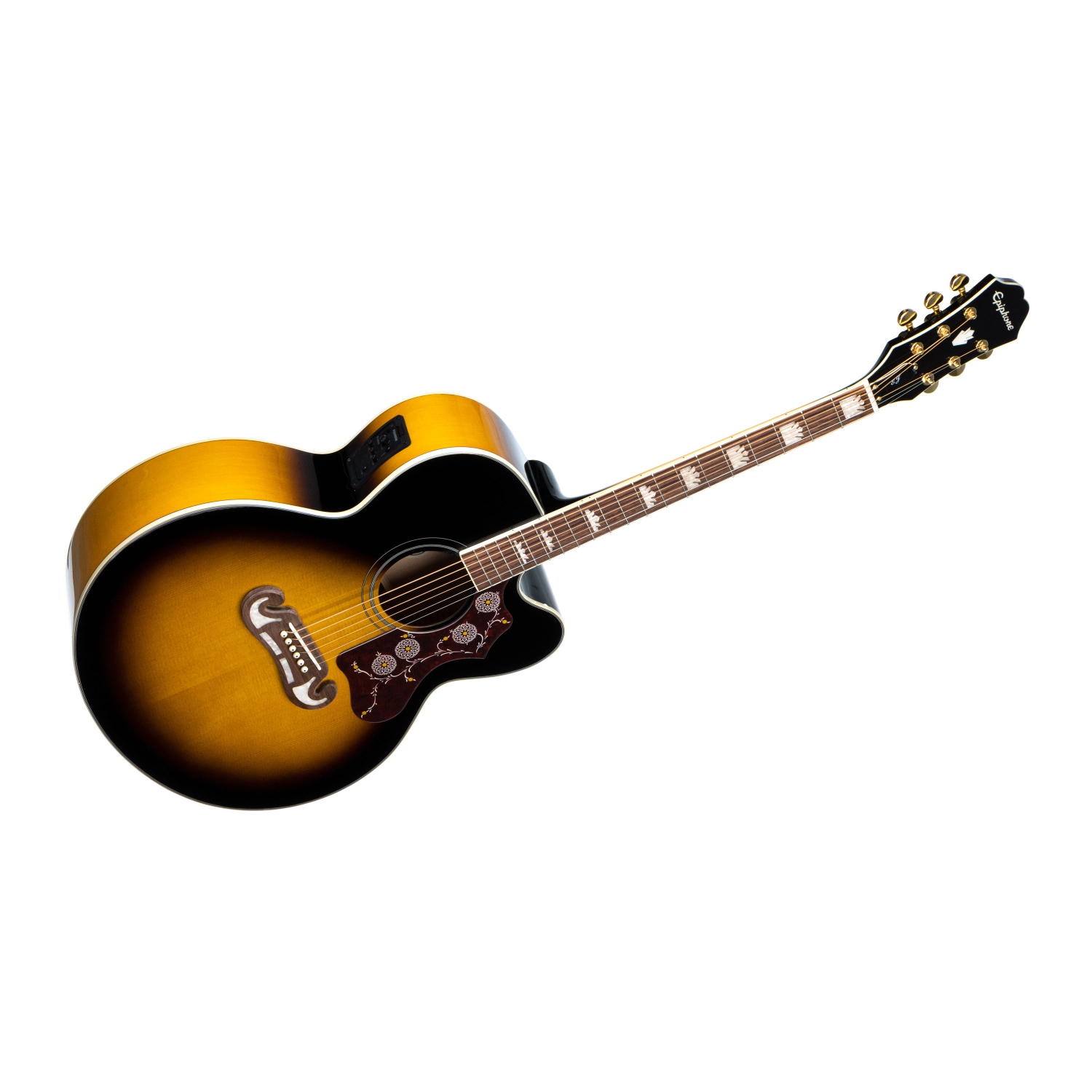 Epiphone J-200 EC Studio Acoustic/Electric - Vintage Sunburst