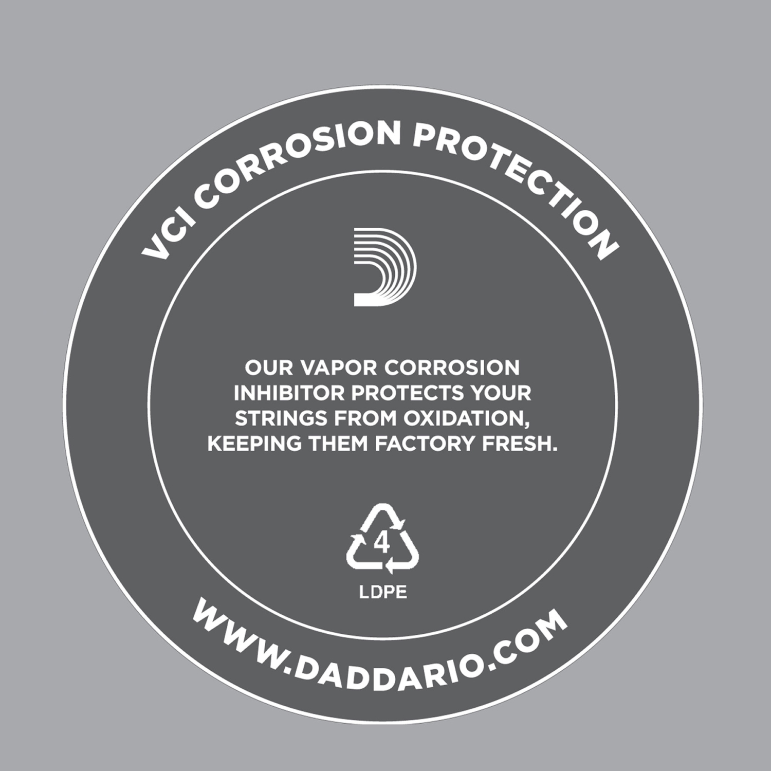 Corde de guitare simple en acier simple d'Addario - .008 lb