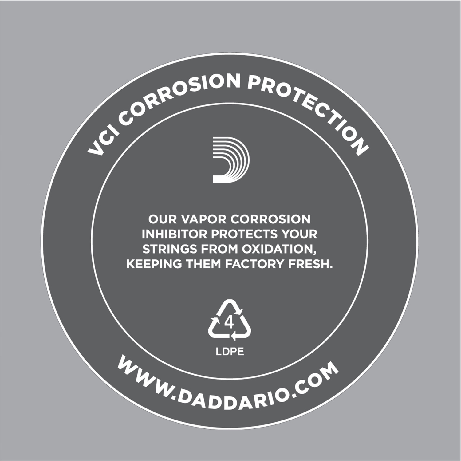 Corde de guitare simple en acier simple d'Addario - .012 lb