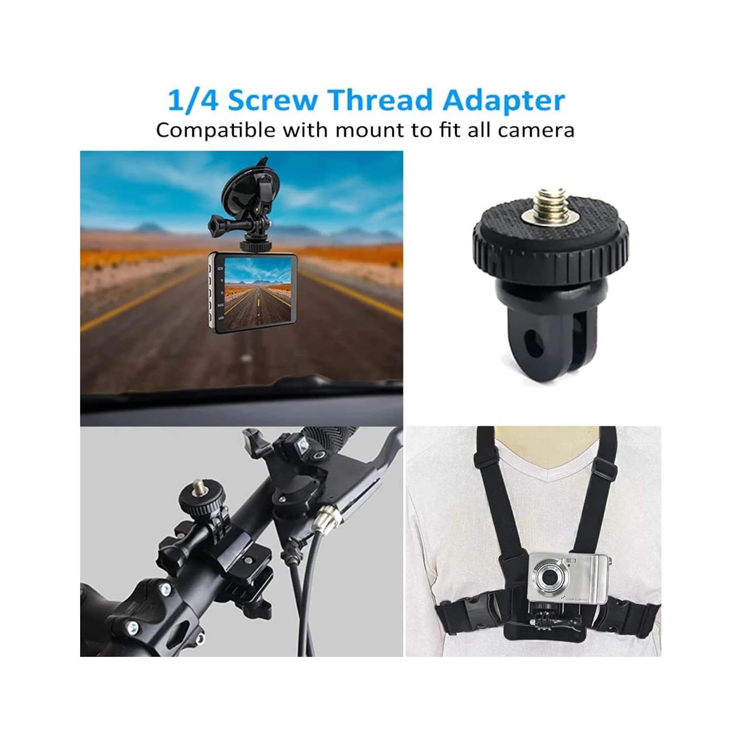 [3 Pack] Universal Tripod Mount Adapter