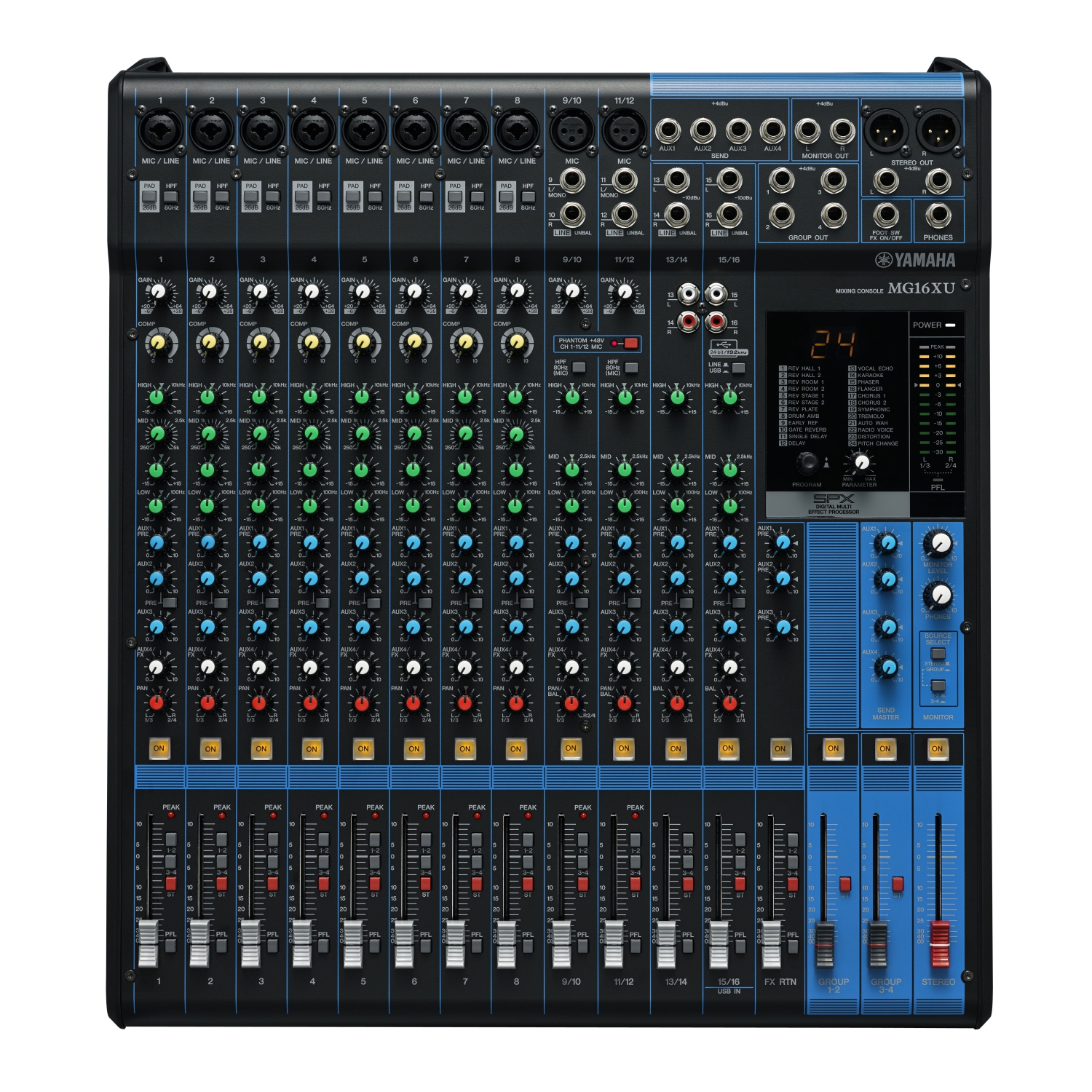Yamaha MG16XU 16-Channel MG Series Mixer with Effects
