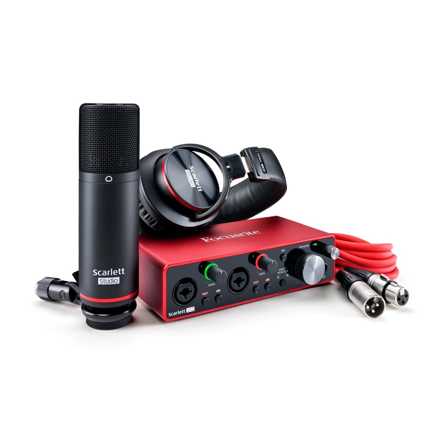 Focusrite Scarlett 2i2 Studio 3rd Gen w/Mic and Headphones | Best 