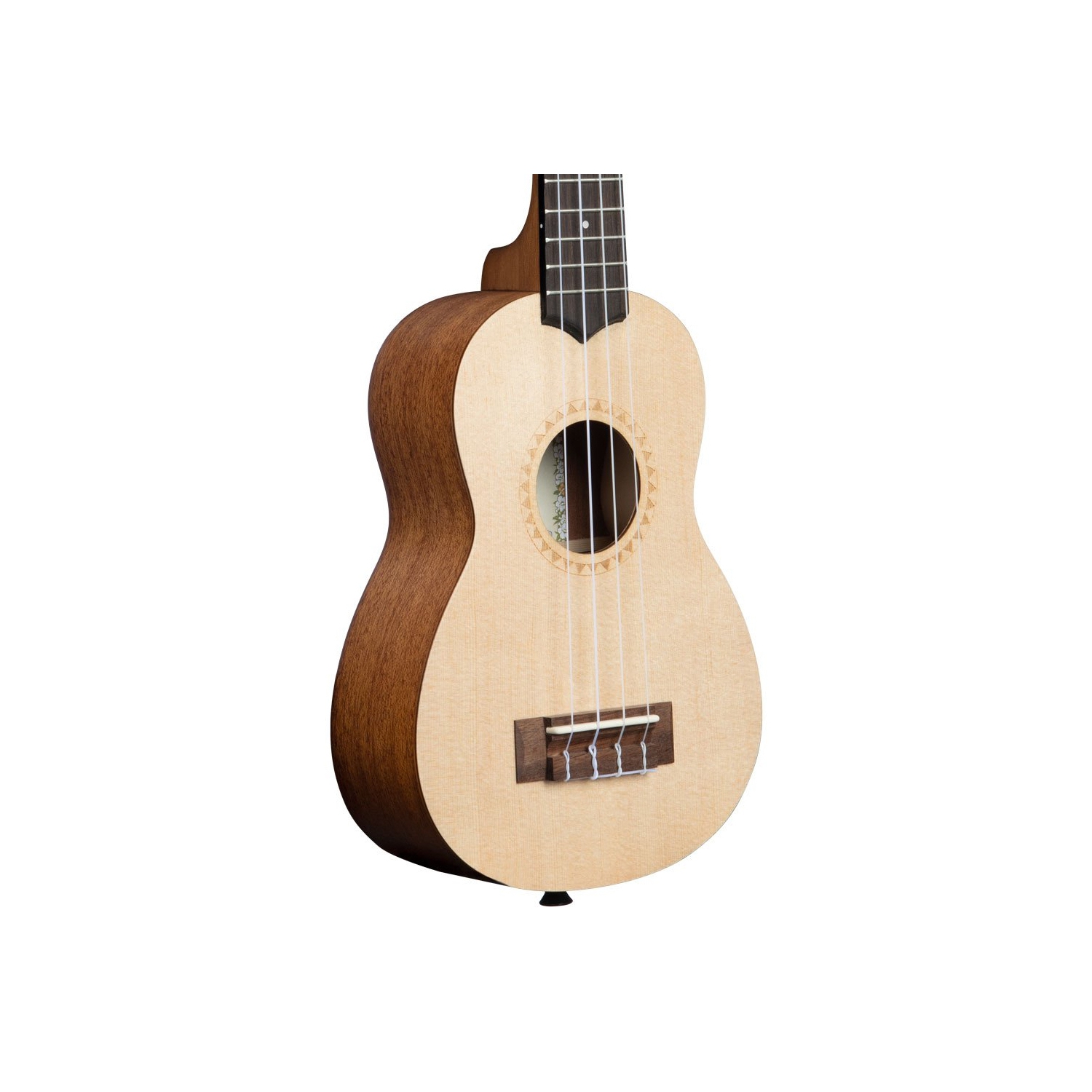 Kala Satin Spruce/Mahogany Soprano Ukulele, Rosewood Fingerboard