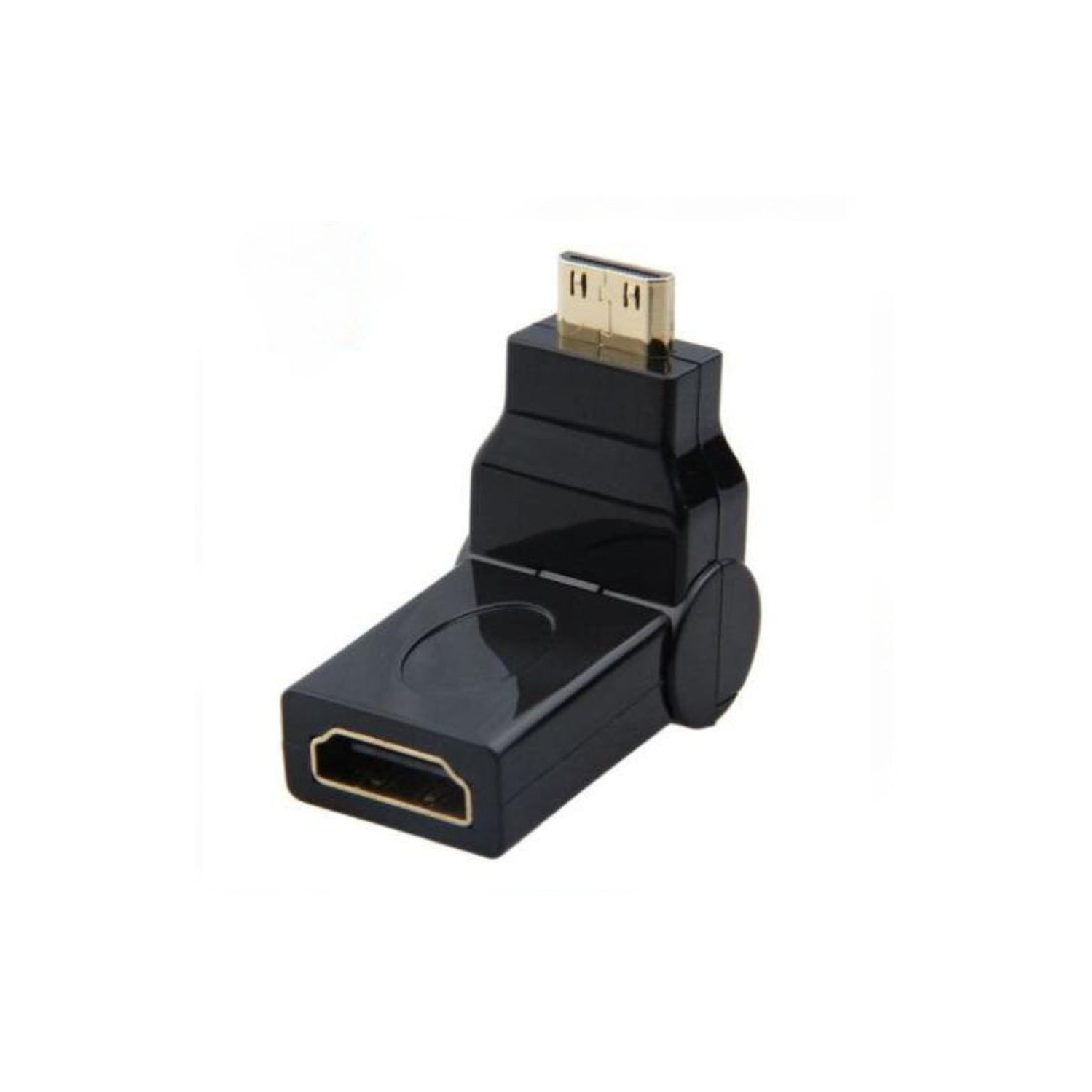 Multi Angle HDMI Female To HDMI Adapter Black