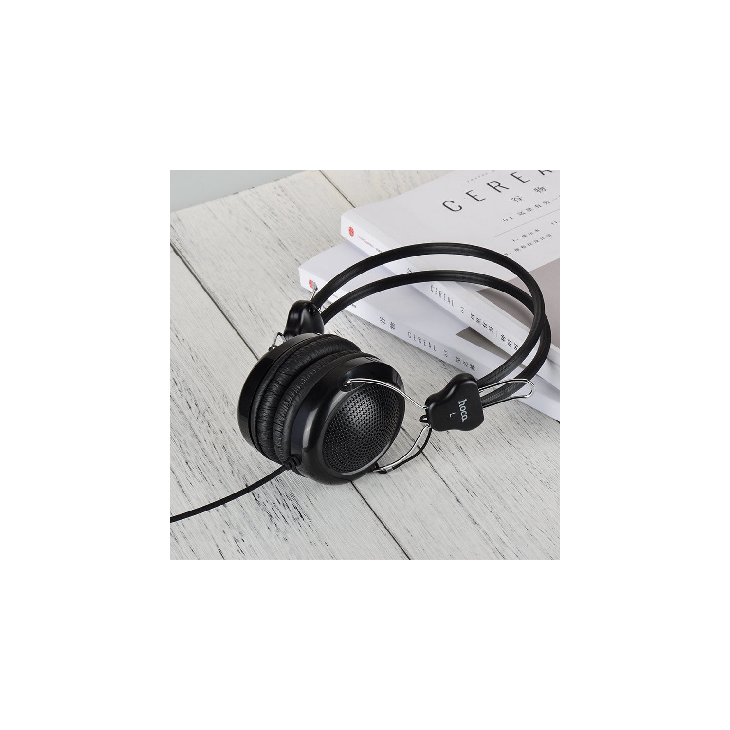 [Boîte ouverte] casques d'écoute avec fil et faisceau de tête ajustable pour micro