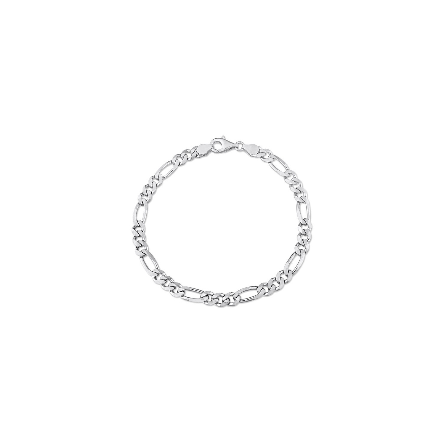 Chaîne de cheville Figaro en argent sterling