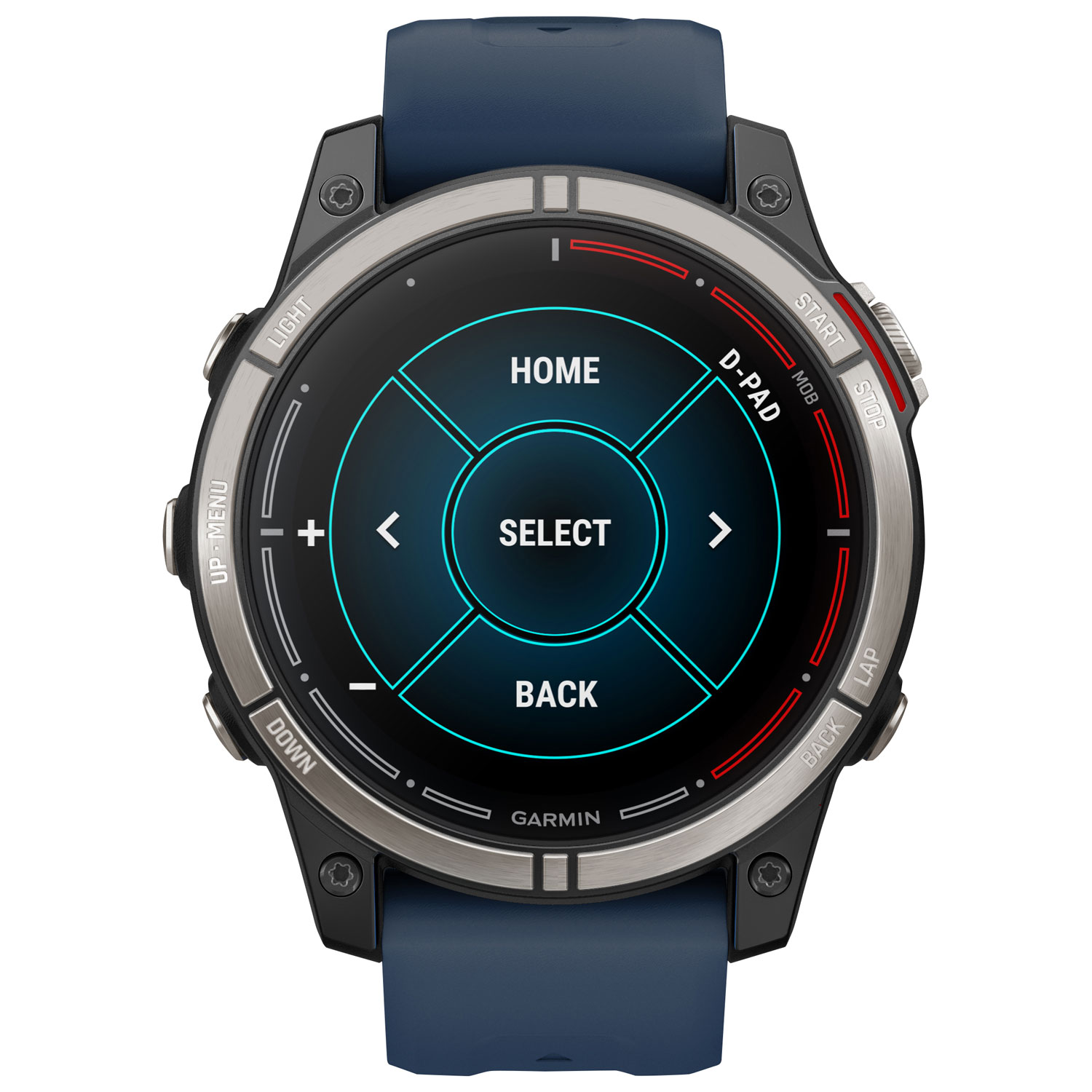 Montre intelligente nautique Bluetooth de 47 mm Quatix 7 Pro de Garmin - Bleu marine
