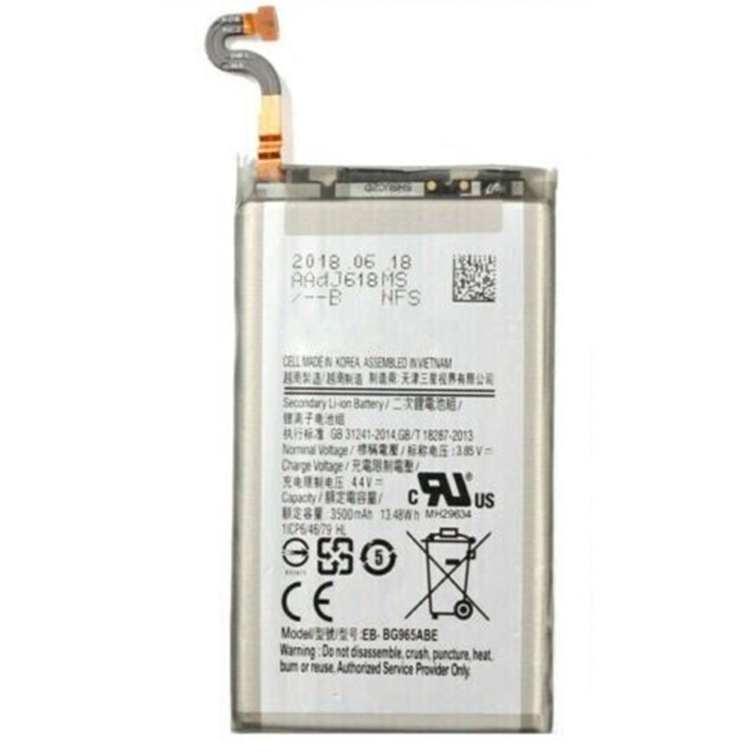Replacement Battery-Compatible with Samsung Galaxy S9 Plus EB-BG965ABE