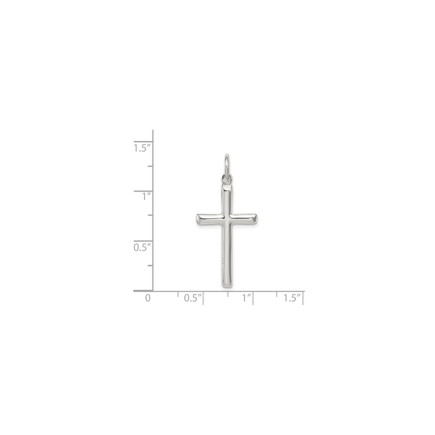 Sterling Silver Cross Pendant Necklace with Chain