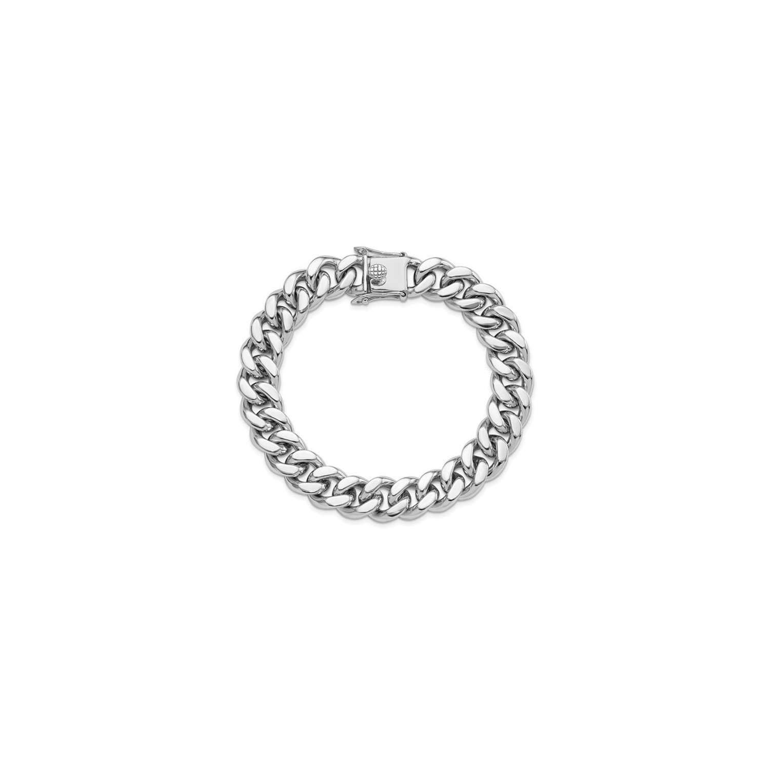 Bracelet homme en argent sterling, gourmette, 8,5 po