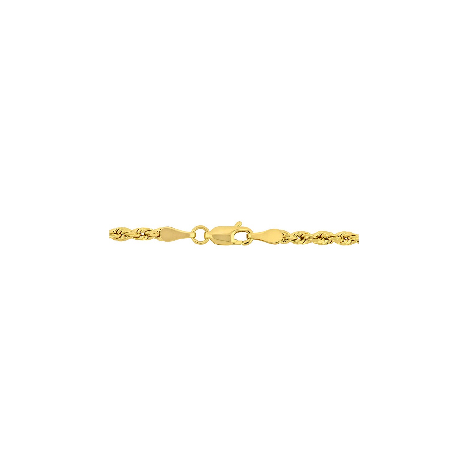 Bracelet à chaîne torsadée en or jaune 14K ct