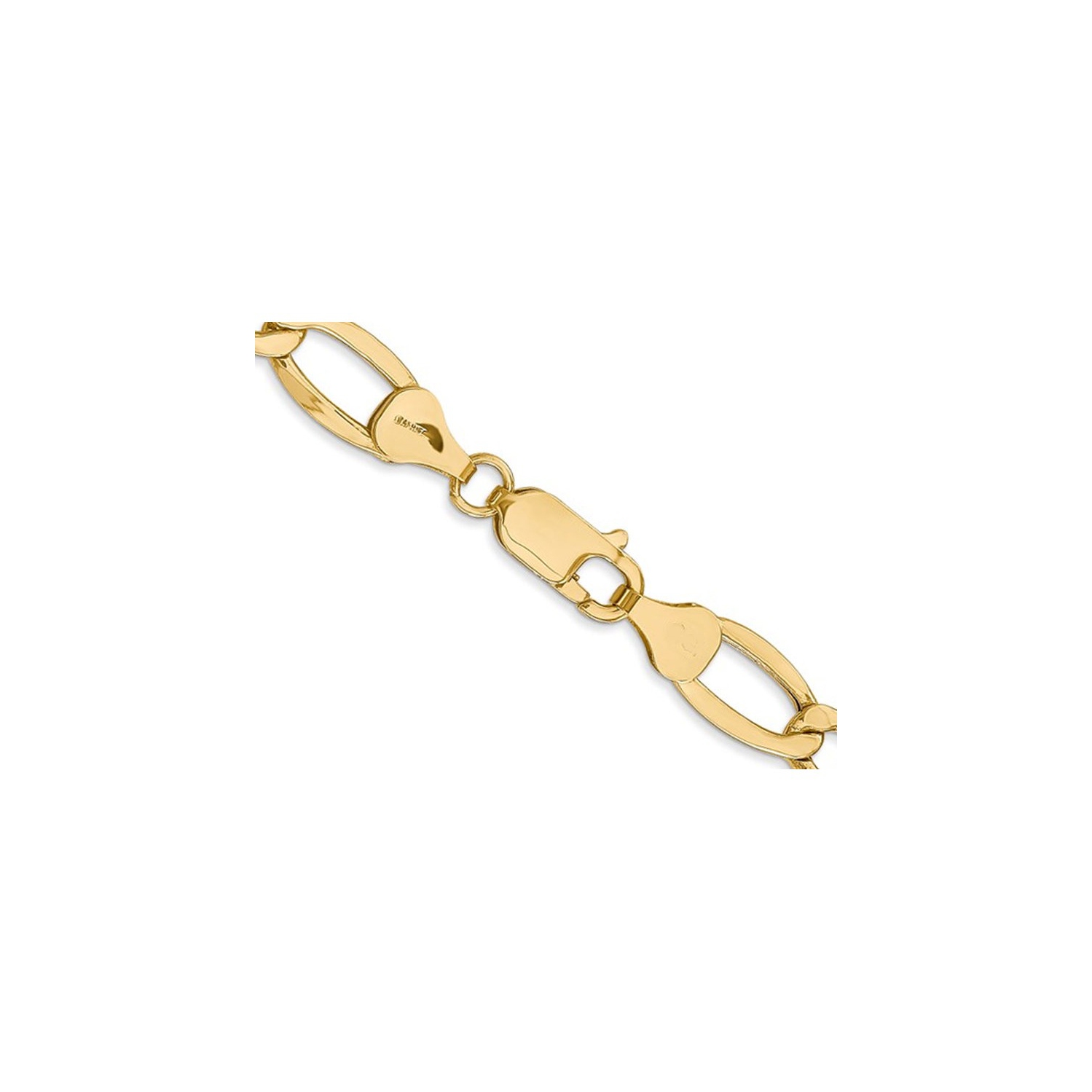 Figaro Chain Necklace in 14K Yellow Gold 24 Inches