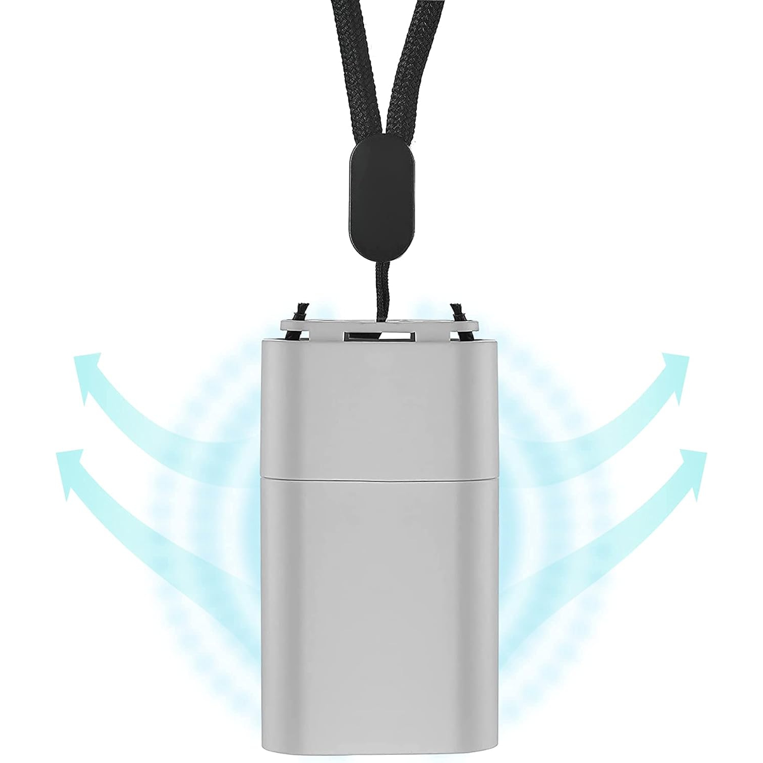 Portable Air Purifier Necklace - Rechargeable and Wearable Personal Air Device for Kids and Adults - Portable & Travel Size, Use at Home, Office,