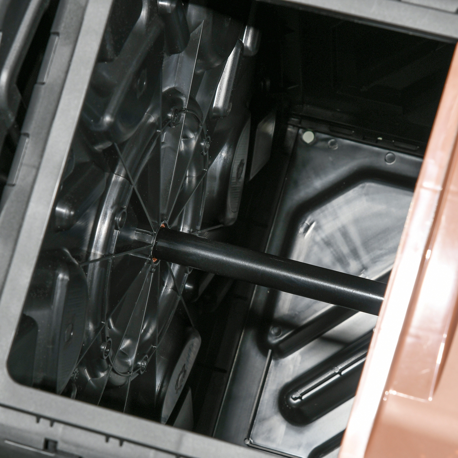 Outsunny – Bac à compost à deux chambres de 34,5 gallons, composter rotatif, gobelet à compost avec 24 ouvertures de ventilation et pattes en acier,