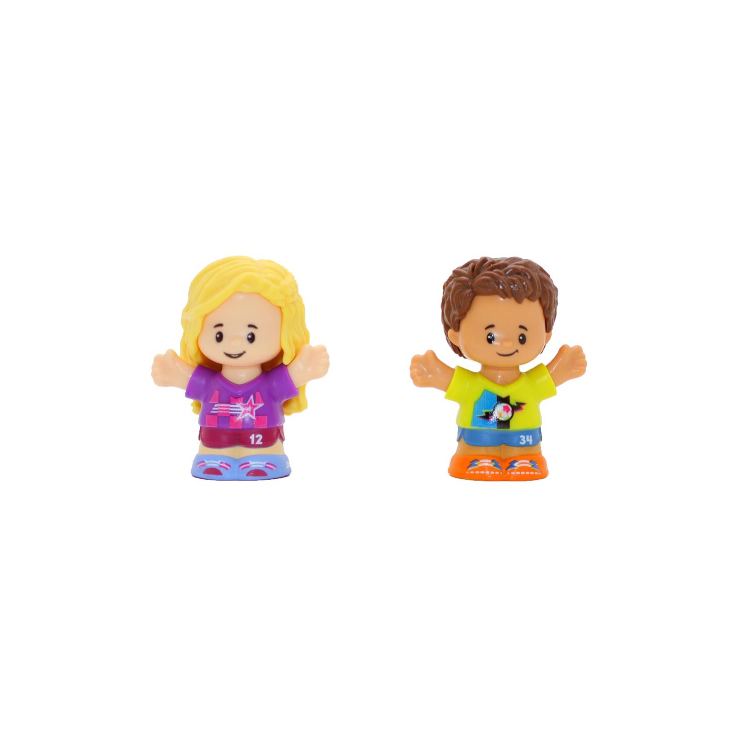 Fisher-Price Little People, Boy and Girl Soccer Players