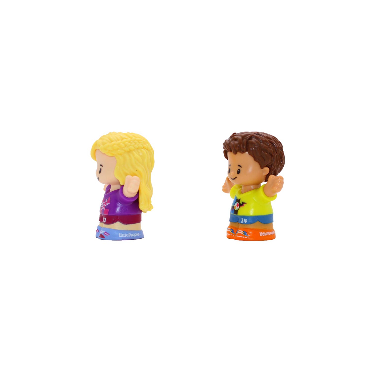 Fisher-Price Little People, Boy and Girl Soccer Players